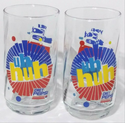 Set diet pepsi - 2, glass
