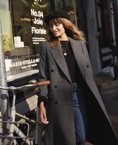 Manteau carreaux the kooples - manteau,
