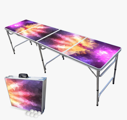 Foot folding beer pong table - pong,