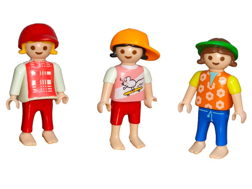 Playmobil figures girls - playmobil, x3