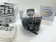 CASQUE JET AIROH MALIBU TOUCH WHITE GLOSS TAILLE M 57 / CASQUE JET