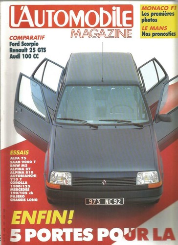 Automobile magazine 468 - l'automobile,