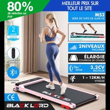 BLACK LORD Tapis de Course/Marche Électrique Maison Bureau Gymnase Fitness MS2