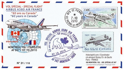 A380 113 2010 pli voyagé - :,