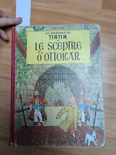 Livre BD Tintin Le Sceptre D’Ottokar 1955