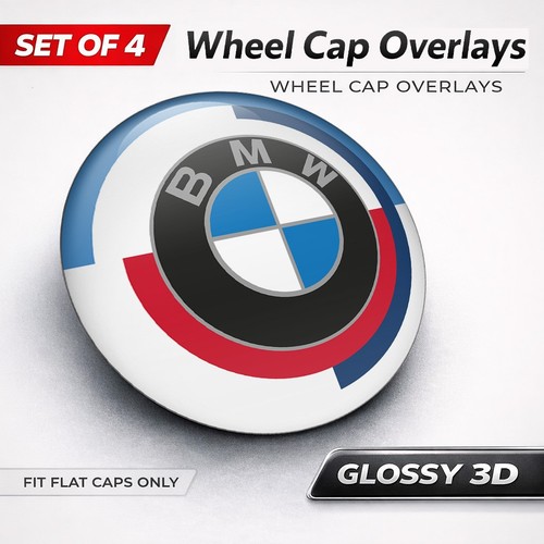 Bmw wheel hub caps - hub, sticker