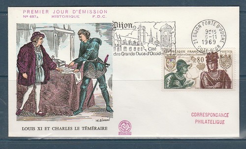 Enveloppe 1er jour charles - enveloppe,