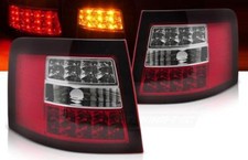 Paire de feux arriere pour Audi A6 C5 break de 1997 a 2004 LED rouge Blanc