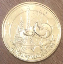MDP 2024 DISNEYLAND MICKEY TOUR EIFFEL DISNEY MÉDAILLE MONNAIE PARIS JETON MEDAL