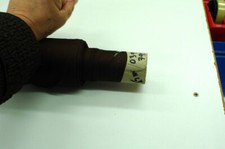 Lot Mousseline de Soie satin couture chocolat 15 Mètres 