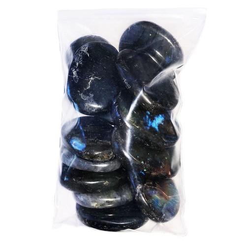Pierres plates labradorite - plates,