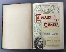 GAUTIER, ÉMAUX ET CAMÉES, illust. Art Nouveau de CARUCHET, Fasquelle 1895