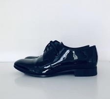 Derbies verni noir christian - derbies,