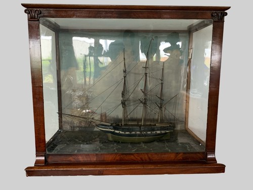 Maquette ancienne voiler - maquette, a