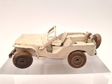 VOITURE POLICHINELLE JEEP WILLYS ROUES EN BOIS