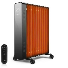 Radiateur à Bain d'Huile, Chauffage Élèctrique, 3 Modes de Chauffage