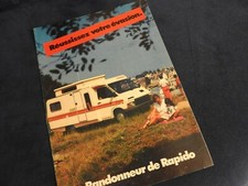 catalogue rapido 1986 camping cars 