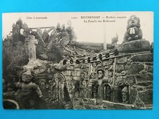 CPA, ROTHENEUF (35), Rochers Sculptés, la Famille des Rotheneufs 1911