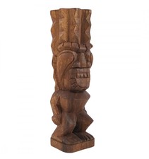 Tiki Polynésien en bois de
