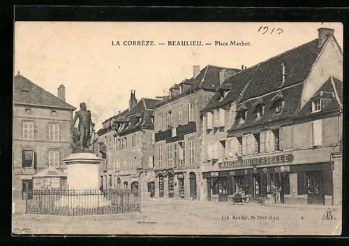 Cpa beaulieu place marbot - place,