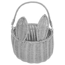  Panier De Fleurs En Rotin Paques Paniers À Œufs Des Pâques Mini Tressé