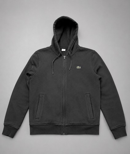 Zip capuche lacoste noir - capuche,