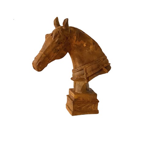 Tête cheval fonte - cheval,