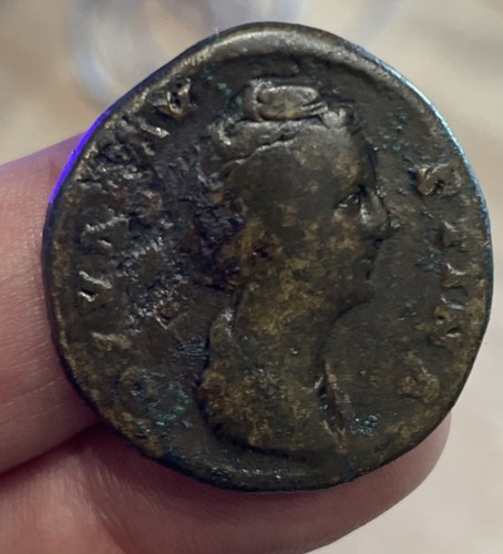 Monnaie romaine faustine - monnaie, ,