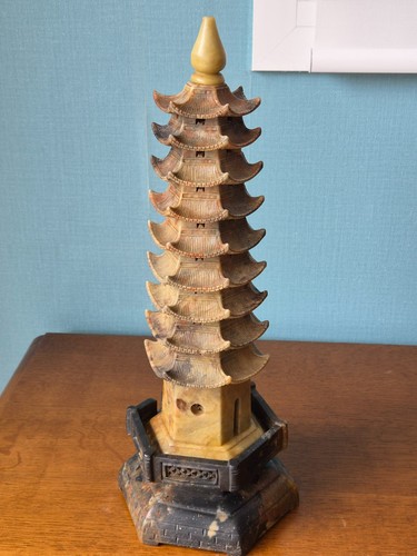 Pagode chinoise stéatite - en,