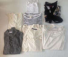 Lot vetements femme taille S haut top chemise tee-shirt Jennyfer Promod H&M City