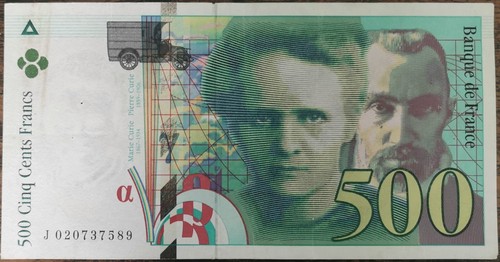 Billet 500 francs pierre - billet,
