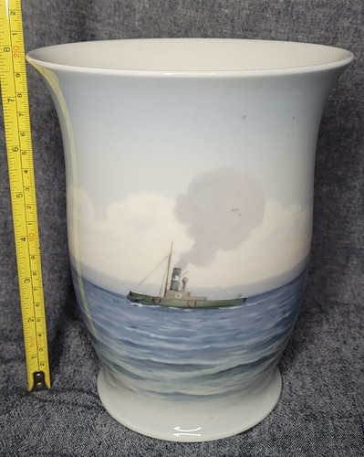 Vase bing grondahl bateau - vase, &