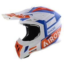 Casque Airoh Aviator Ace 2 MX Sake - blanc brillant bleu orange