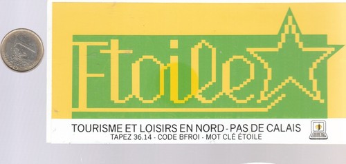 Autocollant vacances etoile - vacances.,