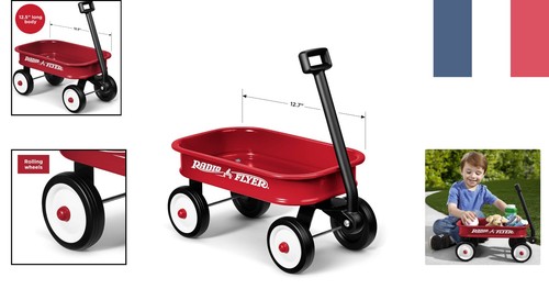 Petit chariot jouets rouge - chariot,