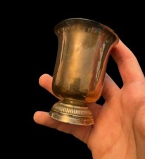 Timbale Pied Douche & Argent Massif & France (1819-1838) Orfèvre FF 