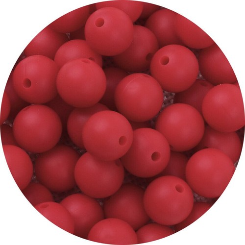 Perles silicone 15mm couleur - perles,