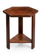Gueridon art deco acajou - art,