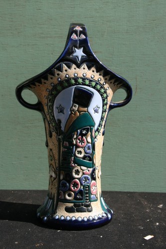Vase amphore faience à - vase, en