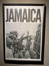 Affiche Dancehall A4 JAMAÏQUE JAMAÏQUE des années 90 avec cadre