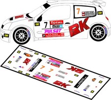 DECALS 1/43 RENAULT CLIO S1600 - #7 - KUBICA - RALLYE DU VAR 2010 - MFZ D43110