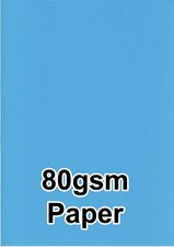 50 Bleu Vif Couleur 80gsm A4