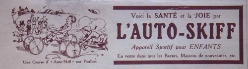 Publicité auto skiff - publicitÉ, l'auto-skiff