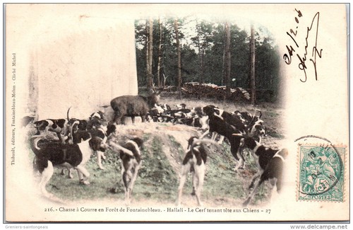 Fontainebleau hunting - -,