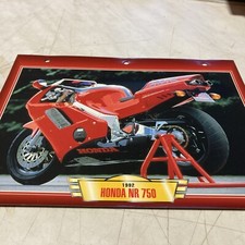 Honda NR750 1992 750 NR fiche carte moto passion collection Atlas