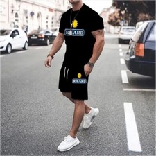 ricard  Tshirt et short ensemble détente  sport couleur et taille au choix 