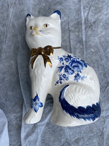 Ancien chat faïence - ancien,