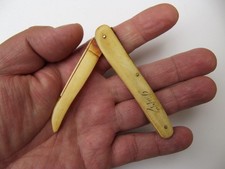 Ancien Petit Couteau De Poche