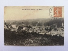 Carte Postale Ancienne MOUTERHOUSE Vue Générale USINES Hts Fourneaux en 1929