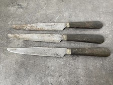 3 Anciens Couteaux De Table Fontenille Goutte 1034 Deco Cuisine 